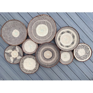 Handmade Boho Abstract Wall Decor (Set of 9)