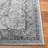 Crowborough Oriental Light Gray/Dark Gray Area Rug-1628321144