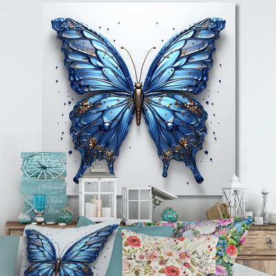 Butterfly Watercolor Wings II - Butterfly Framed Art
