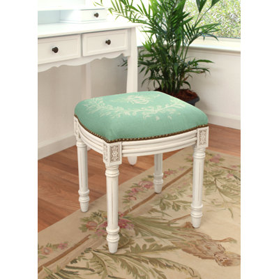 Billiot Solid Wood Accent Stool