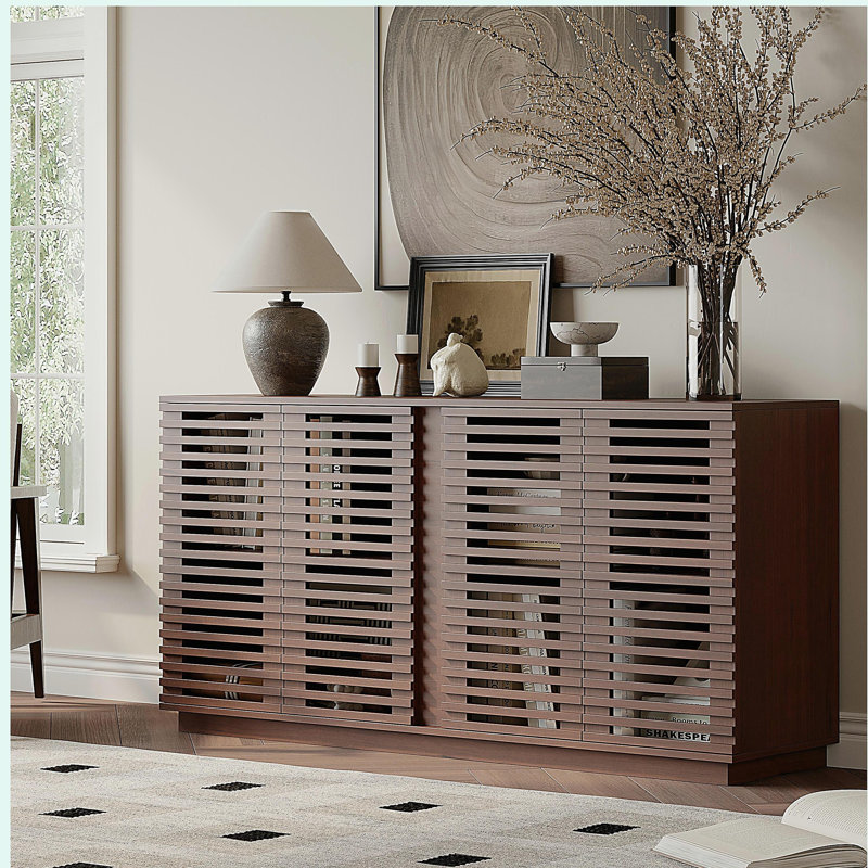 Buffet Buffet avec portes en bois massif
