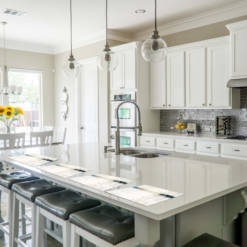Napperon abstrait en polyester
