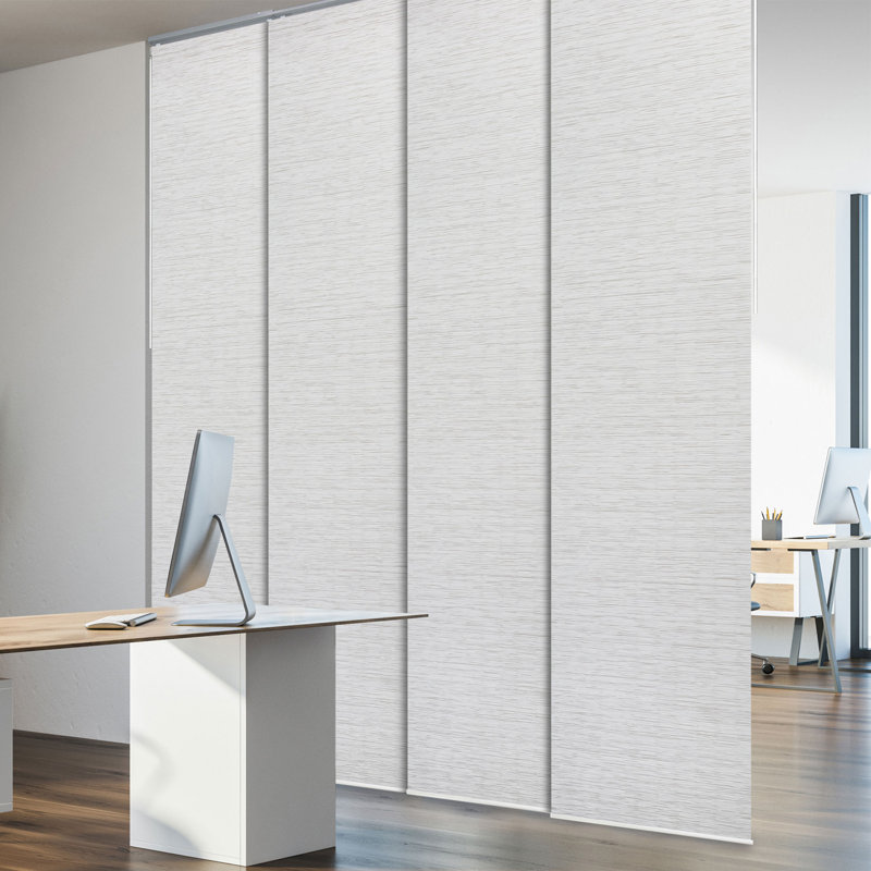 Store vertical semi-transparent Sharmaine, au design soigné