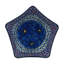 27,05 oz Bol à salade Cobalt Poppies
