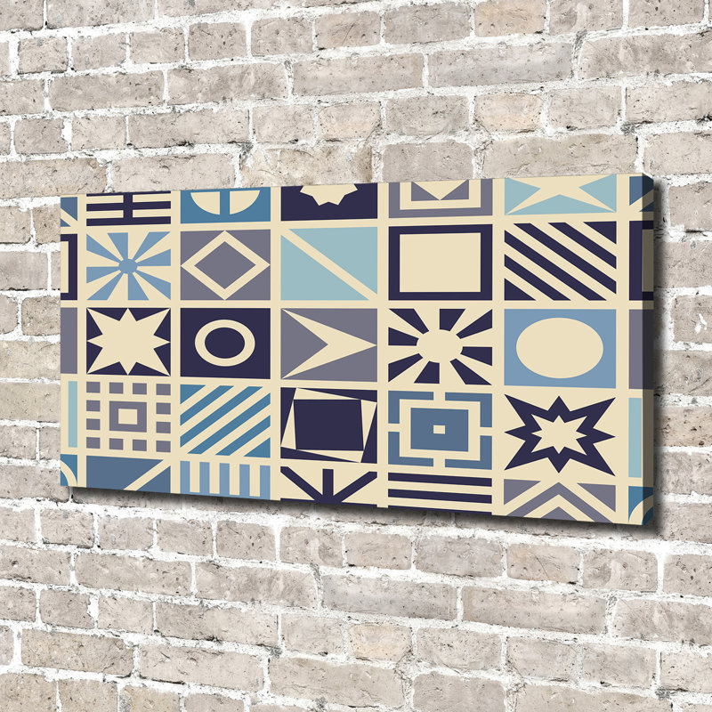 Geometric Background - No Frame Print on Canvas
