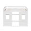 Lit mezzanine simple avec échelle - blanc-1367536342-1367536337
