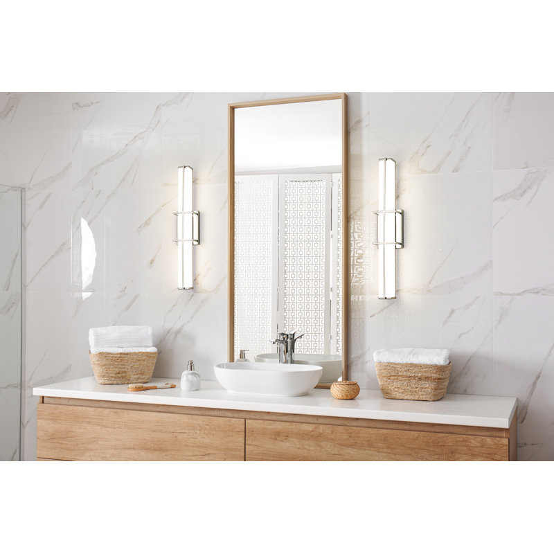Klowie Dimmable LED Vanity Light, Chrome