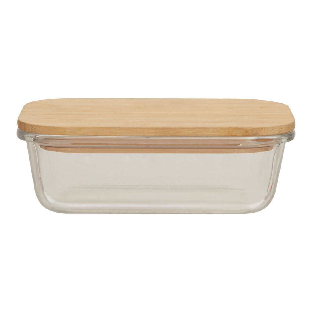Premier Housewares Freska 640Ml Glass Container With Bamboo Lid - Image 2
