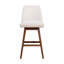 Tabouret de bar ou de comptoir Dunamuggy en bois de chêne avec siège en tissu - ensemble de 4-2092895192-2092895204-2092895207