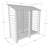 Cooper 180cm W x 80cm D Solid Wood Log Store-2137445971