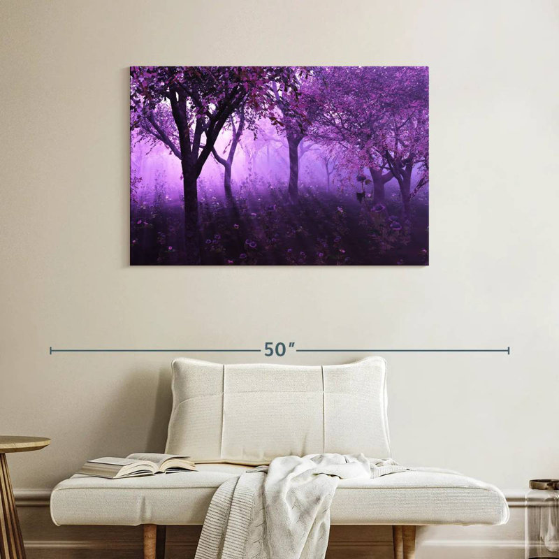 Alvord Violet Forest, 26" H x 39" W