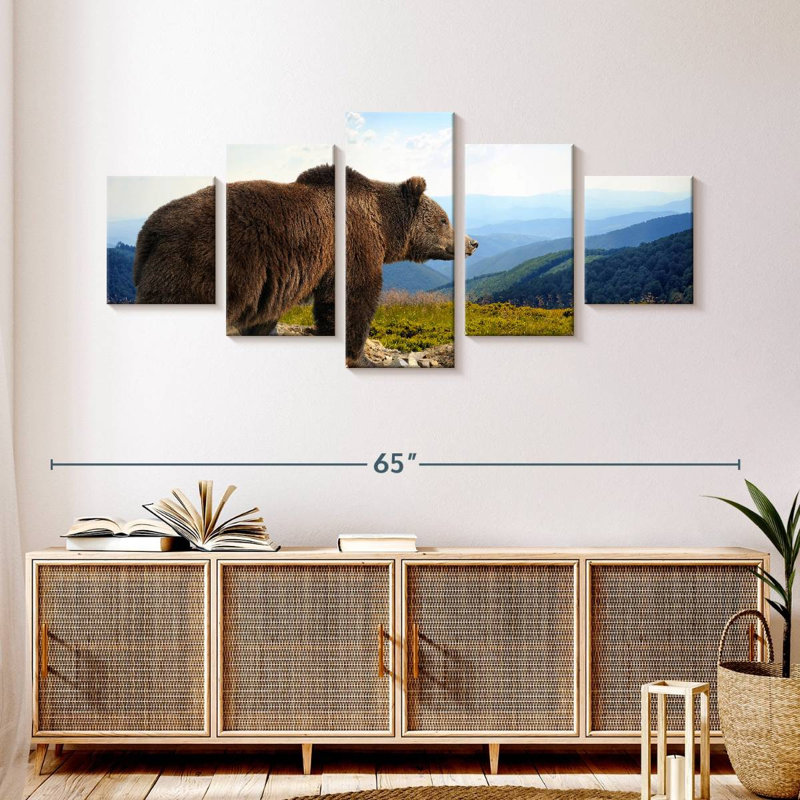 Mountain Bear, 24" H x 55" W