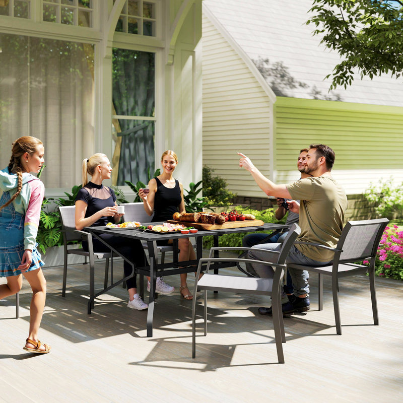 Auja Outdoor Table, Black