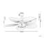Marjane 130cm Ceiling Fan with LED Lights