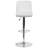 Nusbaum Vinyl Adjustable Height Barstool with Rolled Seat and Chrome Base-628948601