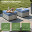 Ensemble de meubles de patio avec coussins 10 pièces Ignatz-789143245