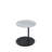 Orbit 15.5" End Table with Height Adjustable Marble Textured Top-1794863837