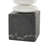 Odom Marble Stacked Stone Abstract Sculpture With Black Block Base