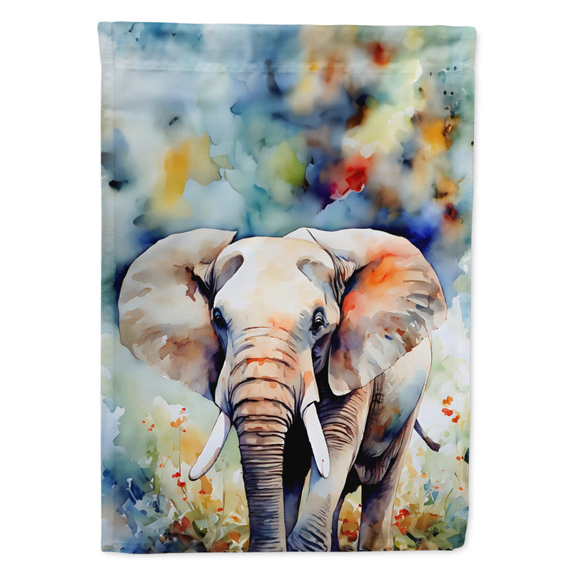 Drapeau de jardin en polyester double face H 15,5 po x l 11,25 po