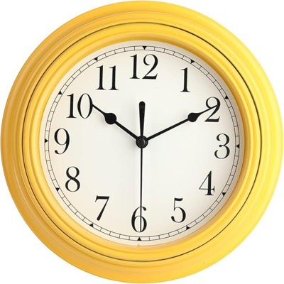 Horloge murale silencieuse 9 po