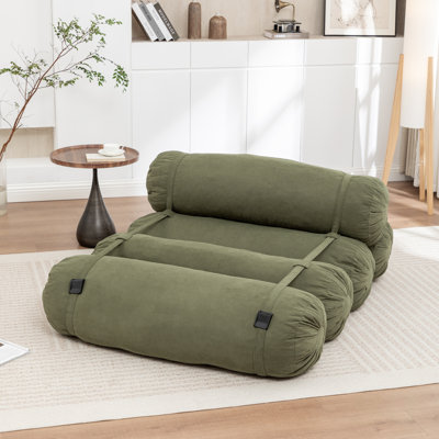 Adjustable Floor Sofa, Corduroy Lazy Sofa With Adjustable Straps For Versatile Configurations, Multi-Person Leisure Chair, Suitable For Living Room, Bedroom And More