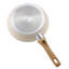Ensemble de poêles à frire en aluminium 3 pièces 8 9,5 11 po beige pré-assaisonné