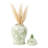 Chinoiserie Stoneware Ceramic Jar with Lid - Ornate Decorative Accent Piece-86748923