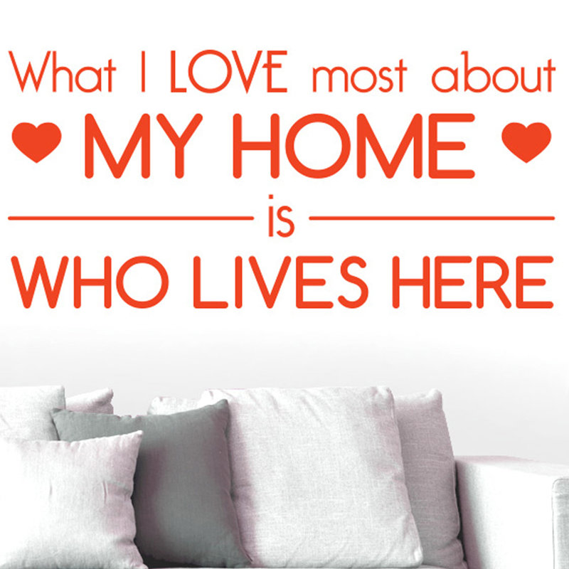 Wall Decal, Large, Orange