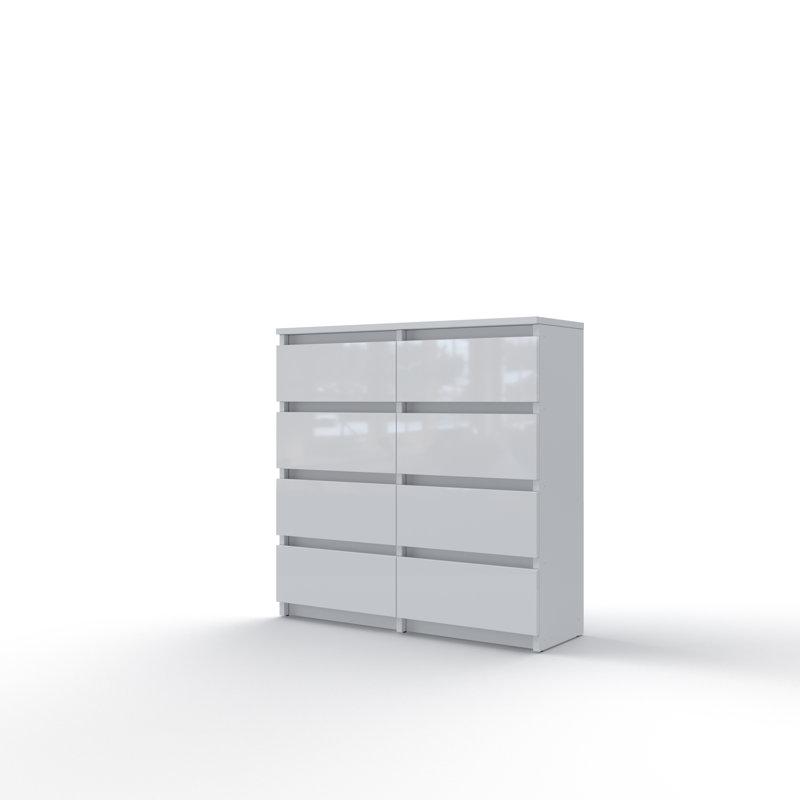 Kleon 106cm W 8 - Drawer Chest of Drawers