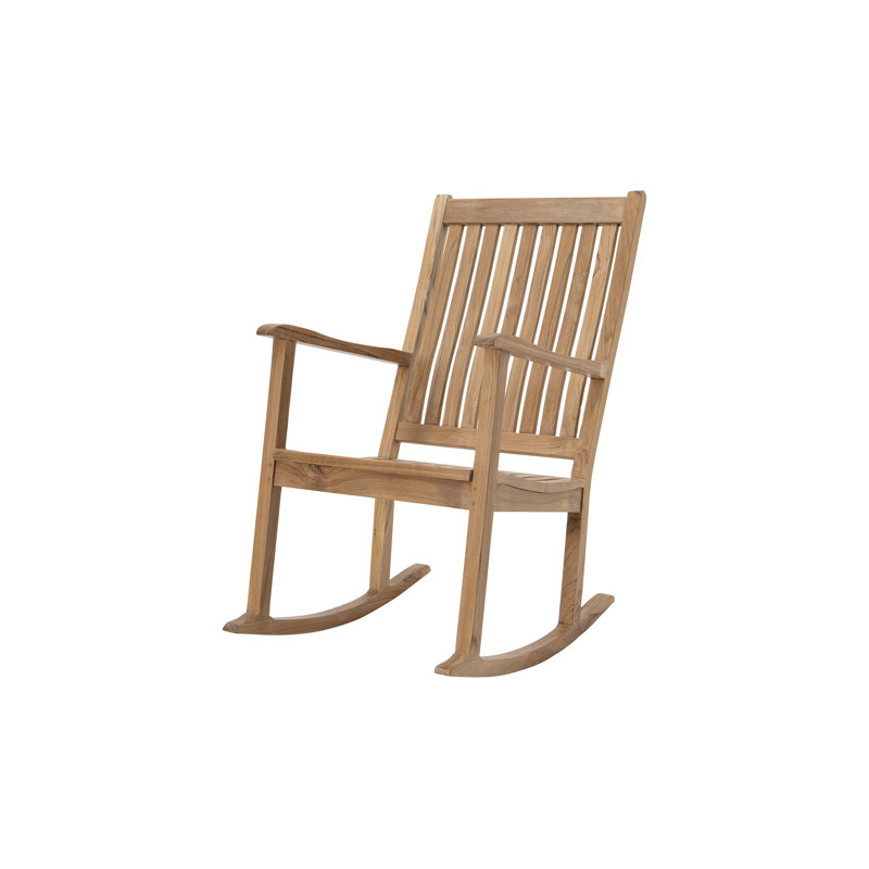 Huntington Solid Wood Rocking Chair, Natural