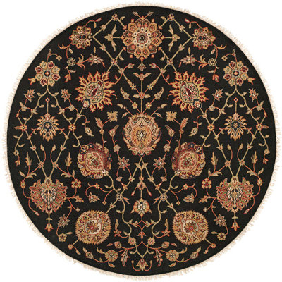 Wool Floral Area Rug
