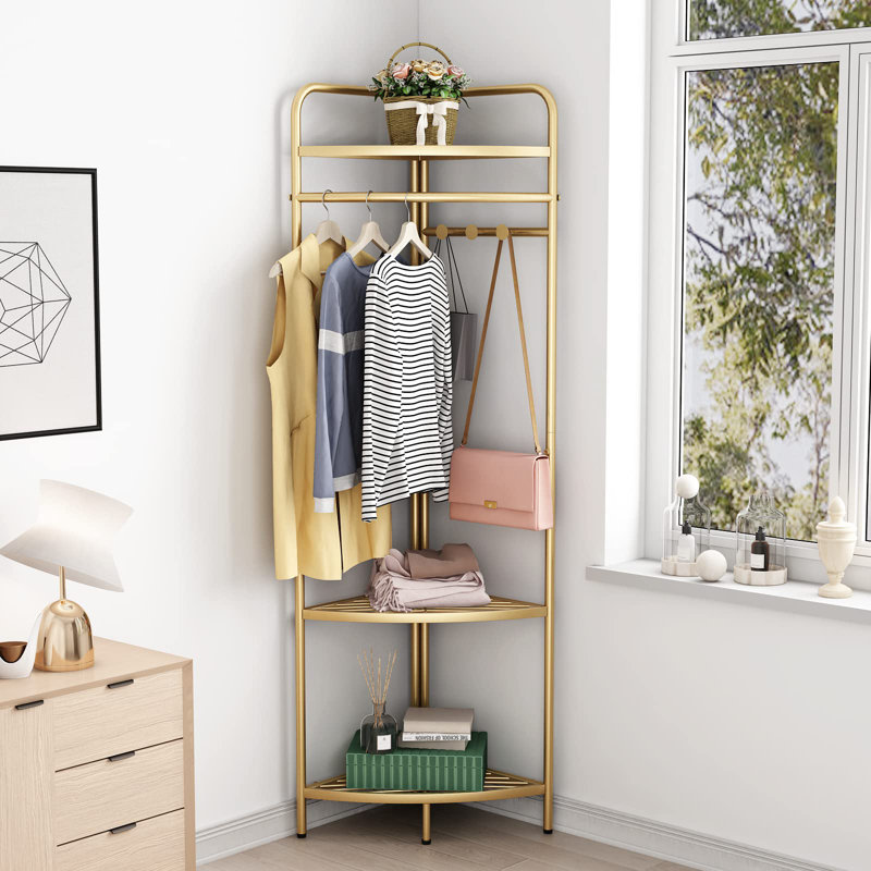 Extension 1'' Metal Adjustable Coat Rack