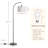 64" Arced/Arc Floor Lamp with Remote Control,Bulb Included-197122215