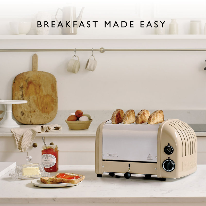 Dualit Classic 2 Slice Toaster - Sage, Sandstone, 4 Slot