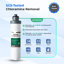 Distributeur d'eau sans bouteille iSpring avec filtration intégrée en 4 étapes, élimination de la chloramine, distributeur de refroidisseur d'eau - chaud, froid, température ambiante, autonettoyant, noir, modèle: DS4B-NC-119473578