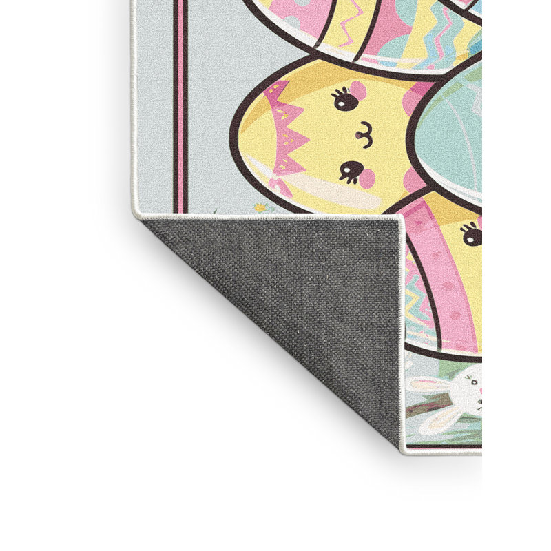 Tapis de vacances de Pâques The Holiday Aisle®, Rectangle 6 pi x 9 pi