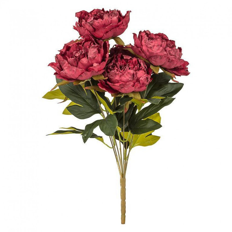Bouquet de pivoines ouvertes bourgogne 7