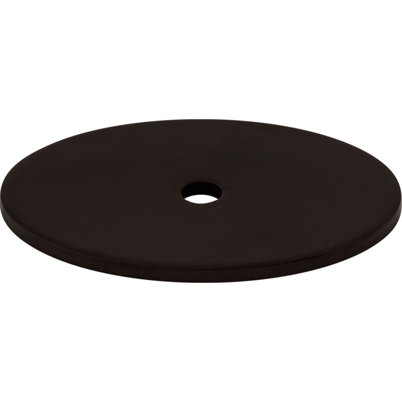 Oval  Backplate, 1.75" H x 1.25" W x 0.625" D, Oiled Rubbed Bronze