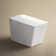 Square Smart Toilet With Built-In Tank For Modern Bathroom, Remote Control, Tankless Bidet Toilet With Foot Touching Lid Opening, Auto Flush, Heated Seat, LED Digital Display, User Memory