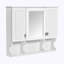 Armoire à pharmacie murale pour salle de bain, armoire de toilette murale avec tablettes ouvertes-118231384