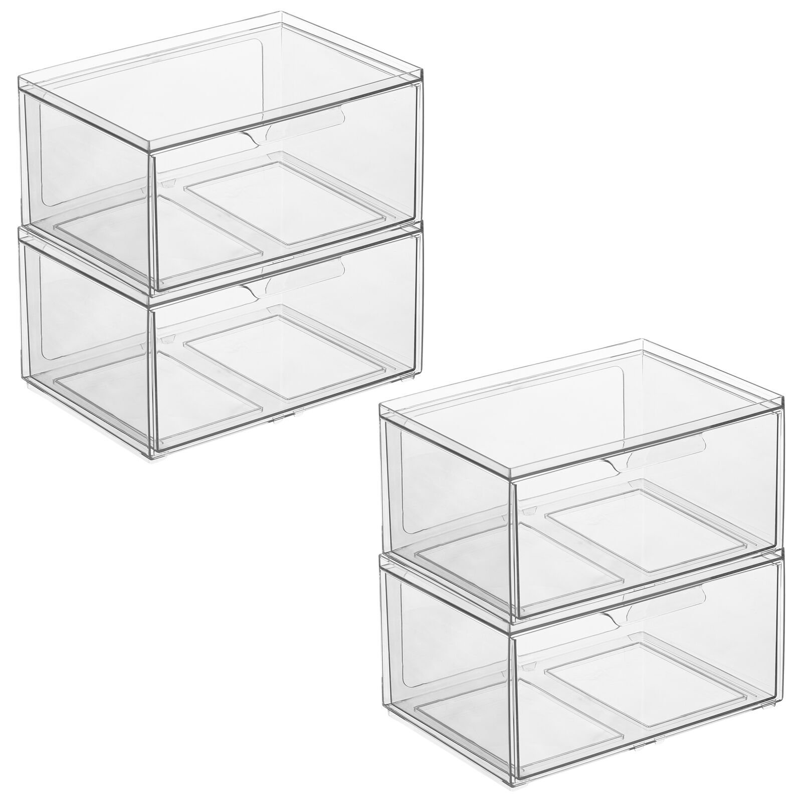 mDesign Stackable Bathroom Storage Container - Wayfair Canada