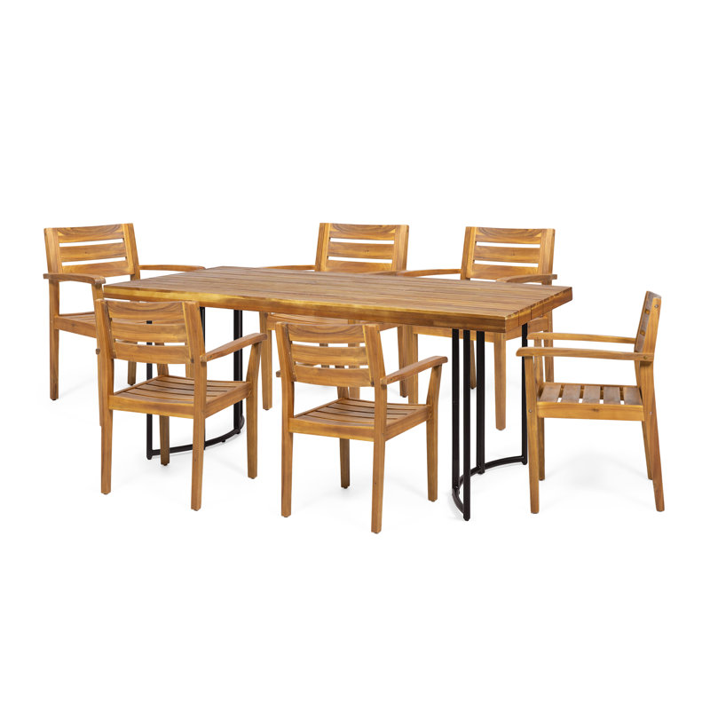 Ensemble repas 7 pièces