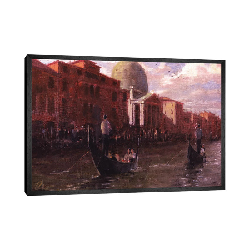 1 Piece Wall Art on Canvas, 101.6 cm H x 66.04 cm W, Black Framed Canvas