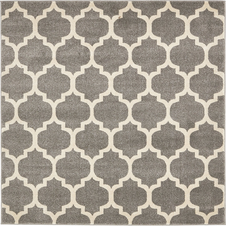Molly Power Loom Dark Gray/Ivory Rug