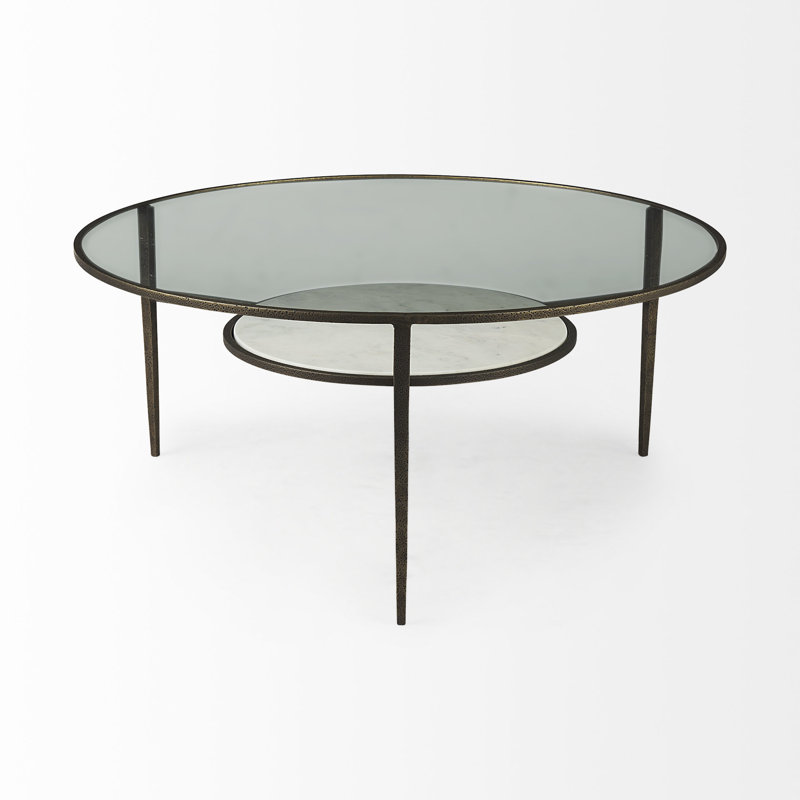 Lacretia Glass Top Single Coffee Table