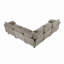 Canapé modulaire contemporain, canapé rembourré pour appartement, salon-697960147-697960146