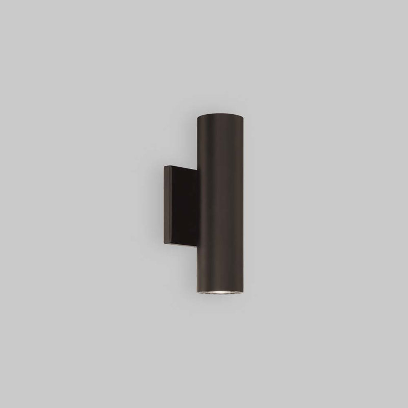 Applique murale d'extérieur à DEL Howse, Bronze, 10" H x 3.69" W x 4.5" D