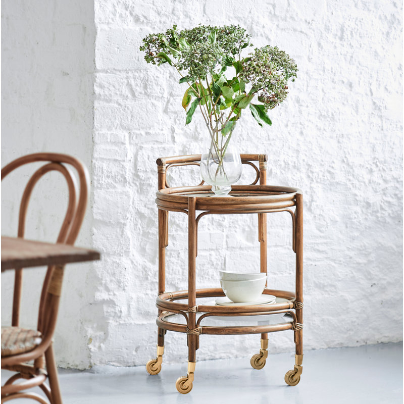 Chariot en rotin Romeo, Antique