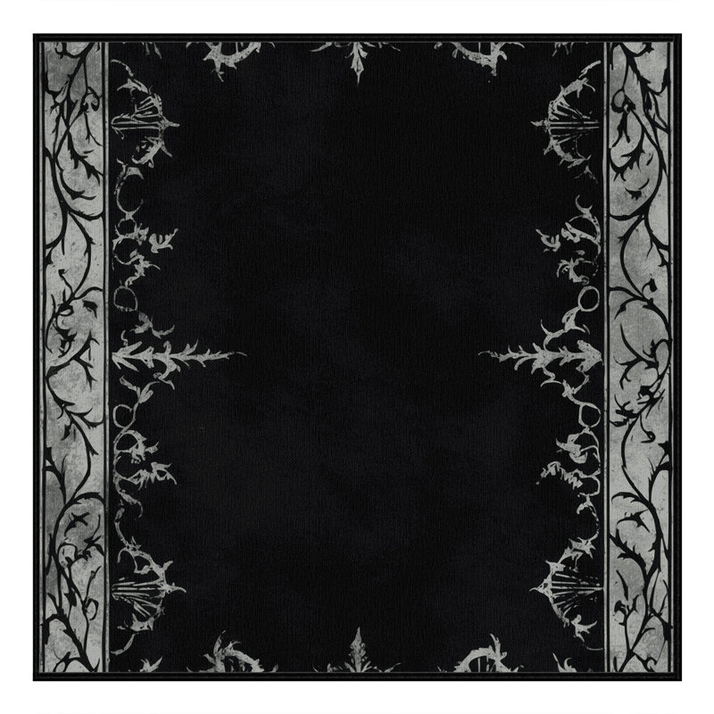 Starry Noir Rug, Square 7'