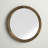 Round Wood Mirror, 28 Inch Wall Mirror for Bathroom and Farmhouse Decorative Wall Accent Mirror